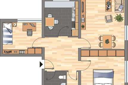 Wohnung zum Mieten in Köln 890,00 € 76 m²