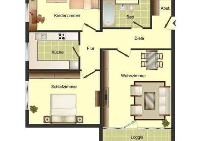 Wohnung zum Mieten in Köln 757,00 € 75.66 m²