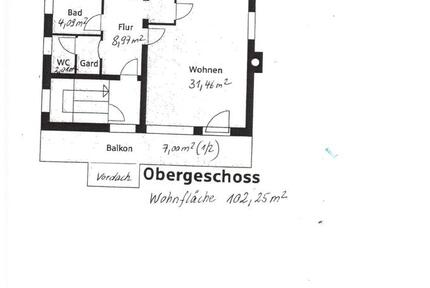 4-Zimmerwohnung in Erdweg, 10 Min zur S2