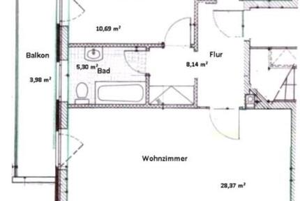 Nachmieter für eine 2-Zimmer Wohnung ab 01.04.2025