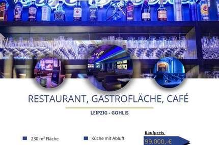 Gastronomie in Leipzig 99.000,00 € 230 m²