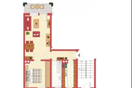 Freundliche 2-Zimmer-Wohnung mit Balkon in Großpostwitz